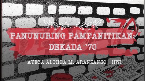 Panunuring Pampanitikan: Dekada ’70 ni Lualhati Bautista.
